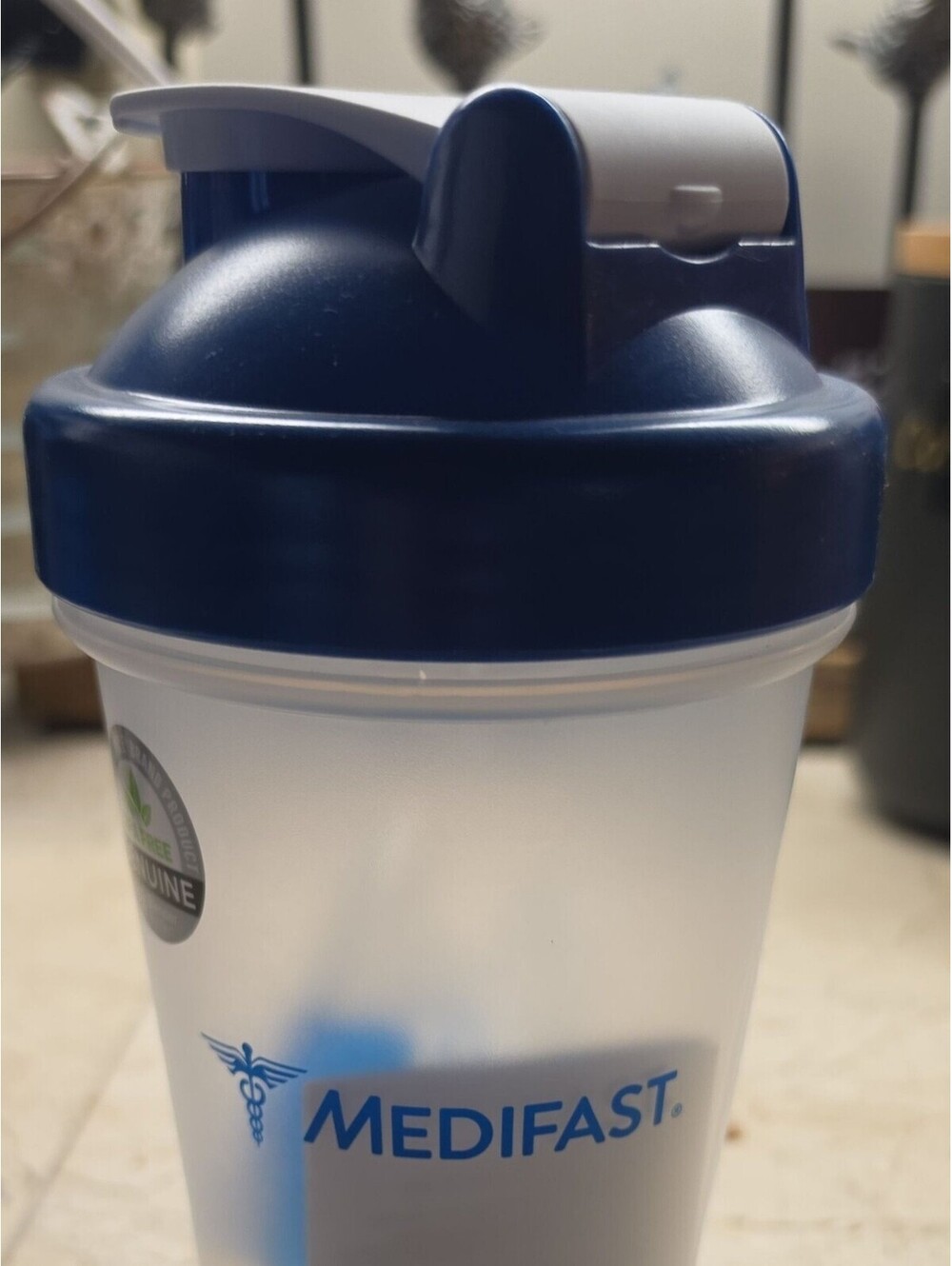 NWT Medifast Blender Bottle Classic Style Shaker Mixer Cup w/ Blue Lid